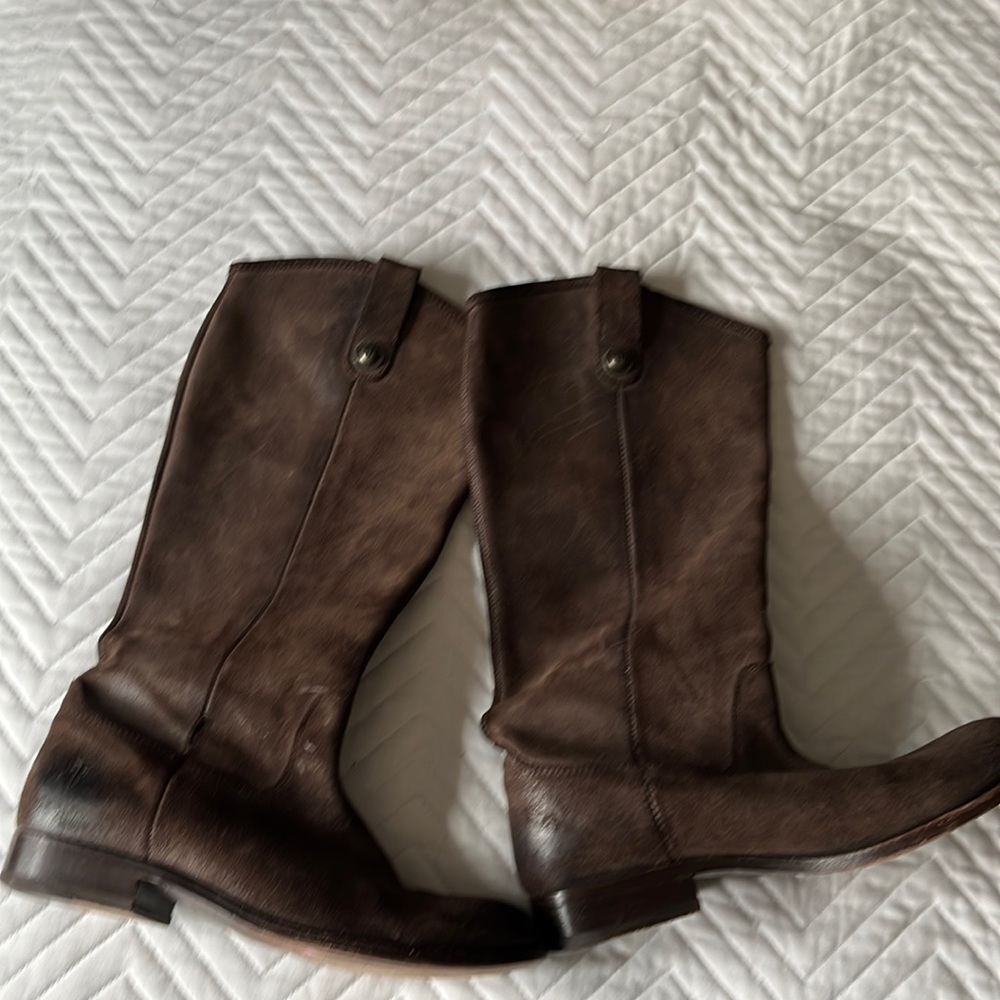 Frye Melissa button riding boot